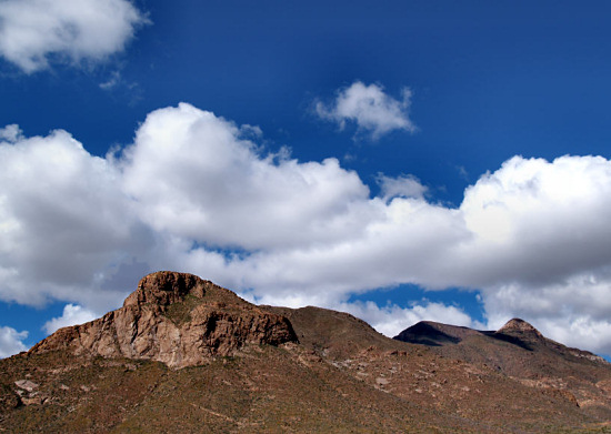 Franklin Mts. from the east.