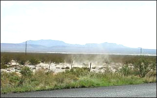 photo of dust devil