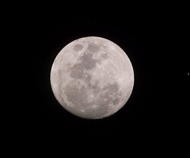 Photograph of the moon; NASA photo
