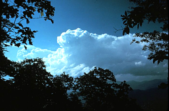 Cumulonimbus clouds