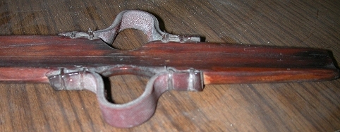detail of atlatl handle