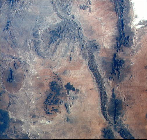  Apollo 6 image of El Paso region from space