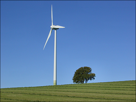 1.8 MW Enercon generator, Freiamt Windpark near Freiburg, Germany