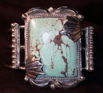 turquoise and silver bracelet