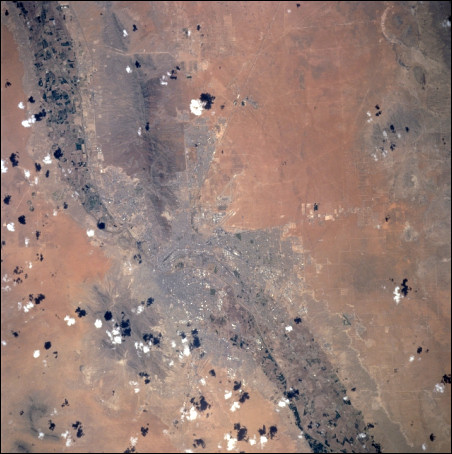 NASA photograph of the El Paso region