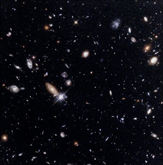 numerous galaxies