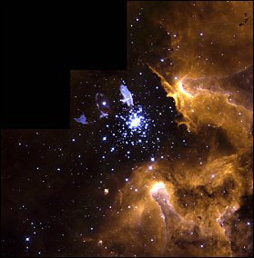 Stellar formation in NGC 3603