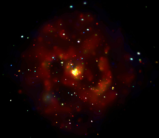 X-ray image of galaxy M83