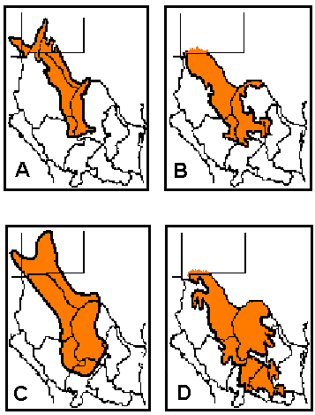 four desert maps