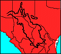 distribution map of Big Brown BAt