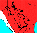 distribution map of Lasiurus cinereus