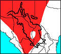 distribution map of grizzly bear