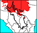 distribution map of Crotalus viridis