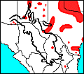 distribution map of Sistrurus catenatus