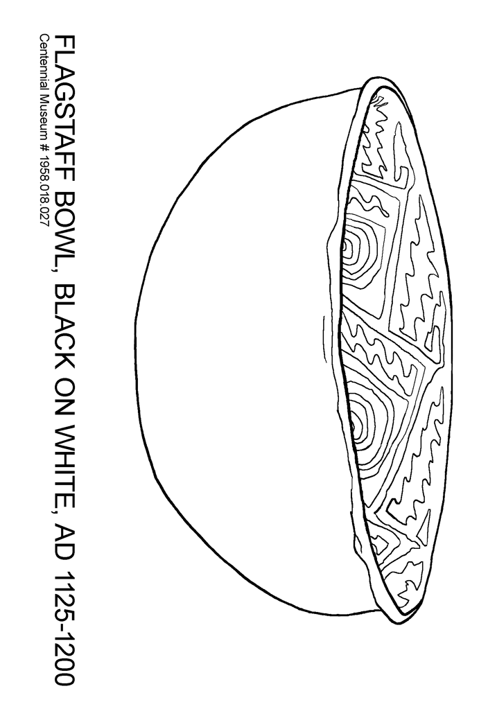 coloring page: Flagstaff pot