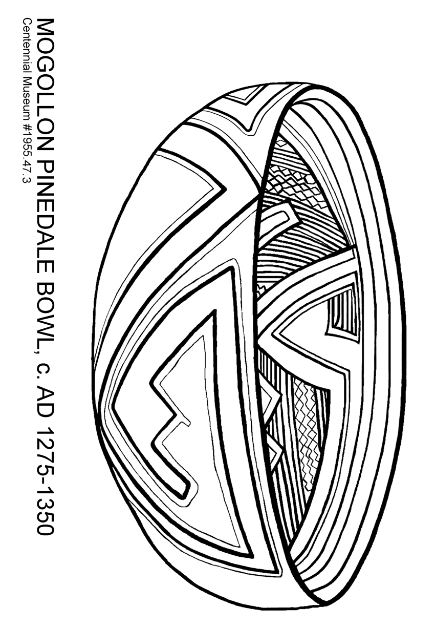 Coloring page: Pinedale Bowl