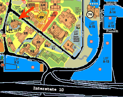 Map to Centennial Museum from I-10